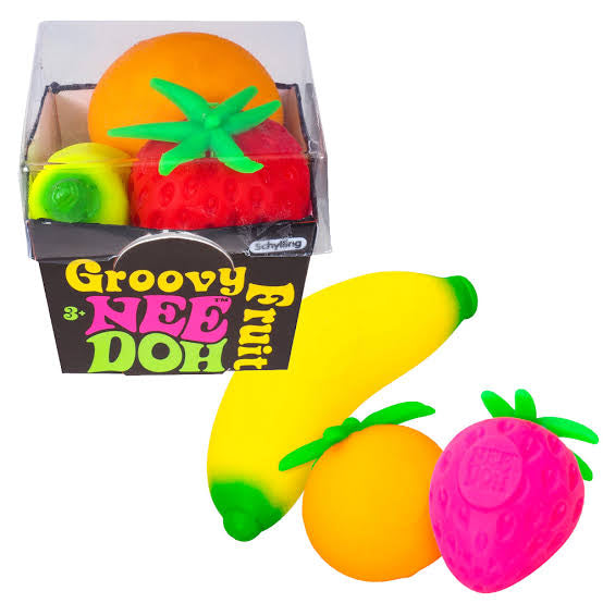 Schylling Nee Doh Groovy Fruit - Novelty Toy